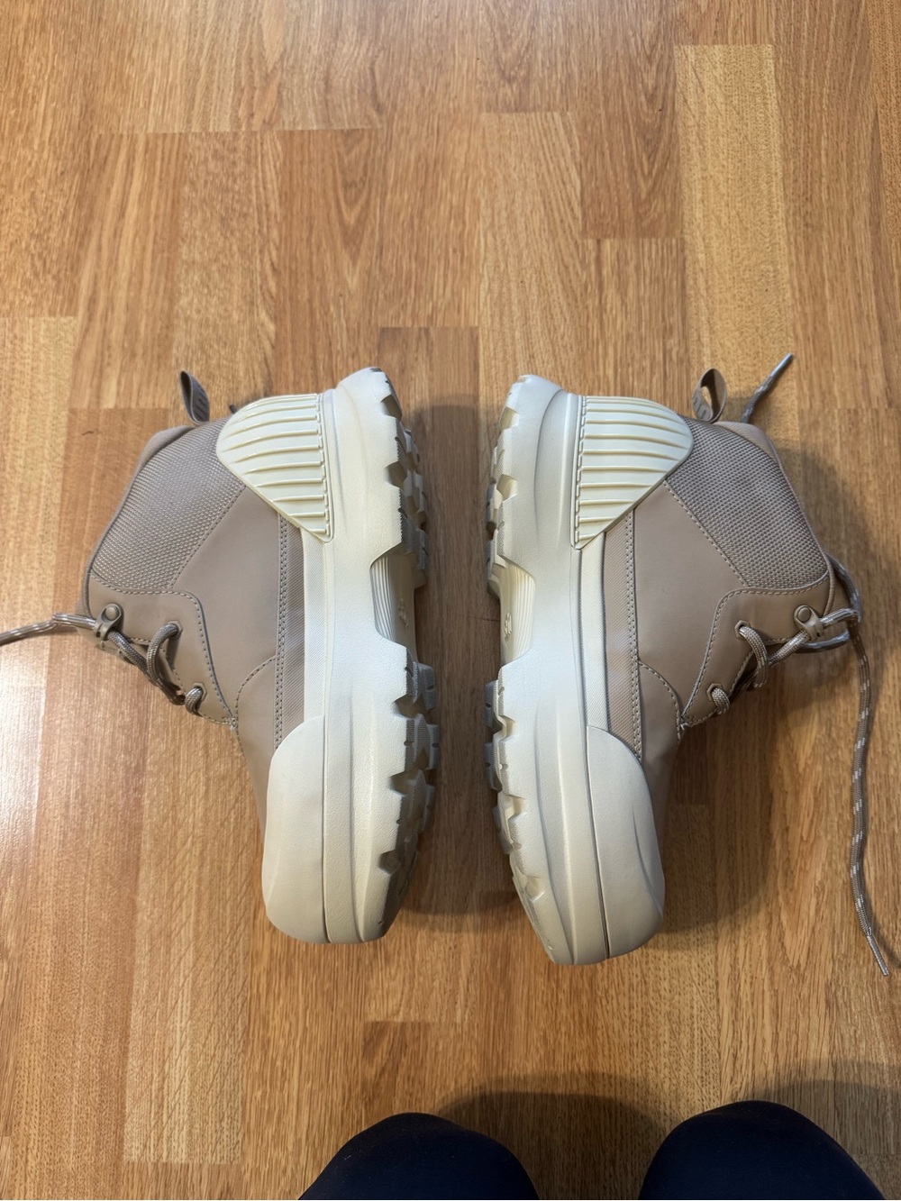 UGG NEUMEL X SAND TEXTILE LEATHER WATERPROOF CHUKKA WOMEN'S RAIN BOOTS SIZE US 9 - Picture 3 of 14